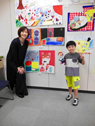 学研・城戸真亜子アートスクールの作品展の様子