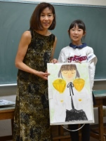 学研・城戸真亜子アートスクールの写生会の様子