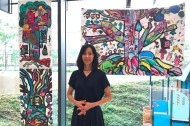 学研・城戸真亜子学研・城戸真亜子アートスクール作品展の様子