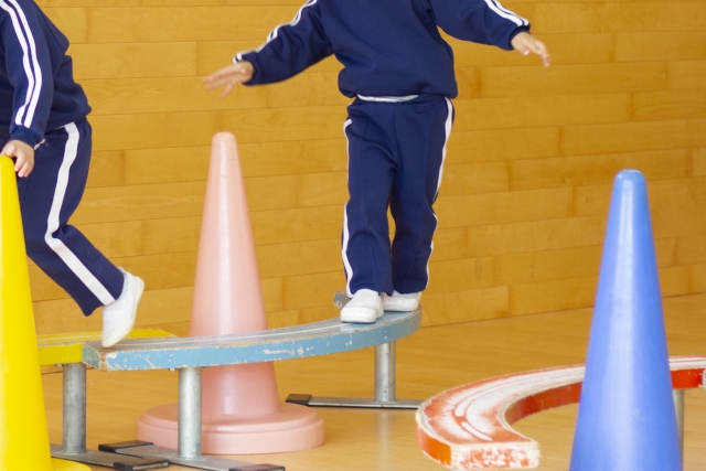 体操教室には3～4歳から通い始める子どもが多い