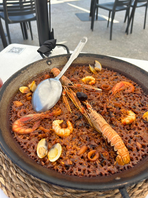 スペインで食べたパエリア