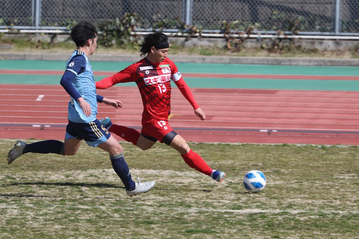 FC刈谷にて試合で活躍している様子