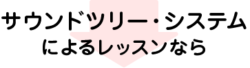 サウンドツリー・システムによるレッスンなら