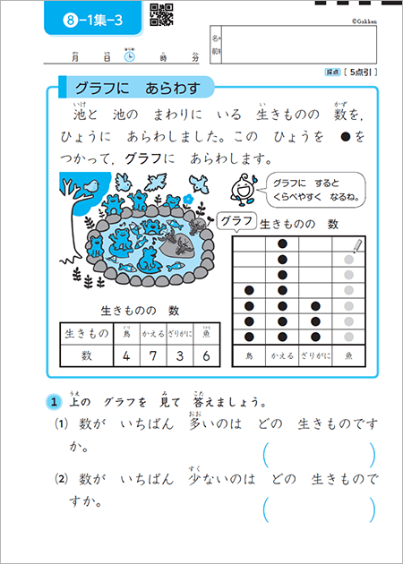 学研教室　学研教材　算数　7級　小学3年生