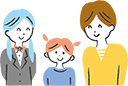 家族のイラストアイコン